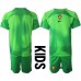 Portugalsko Brankářské Dětské Oblečení Domácí Dres MS 2022 Krátkým Rukávem (+ trenýrky)